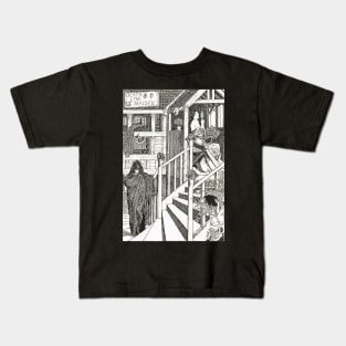 Death & the Maiden by Byam Shaw 1895 Kids T-Shirt